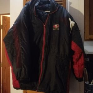 SF 49ers men's winter jacket